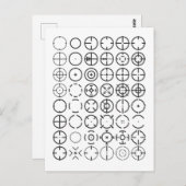 ⌖十字線 ポストカード (正面/裏面)