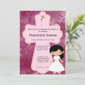 十字聖餐式の少女 招待状 (スタンド正面)