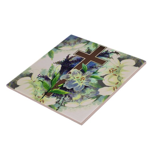 十字花陶瓦 タイル (側面)