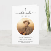 十字葬式スペインの追悼行事 カード (正面)