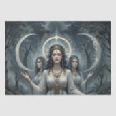 十字路と月の切り離しのヘカテの女神 薄葉紙 (正面)