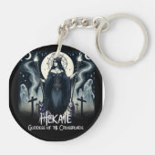 十字路のヘケートの女神の幽霊 キーホルダー (裏面)