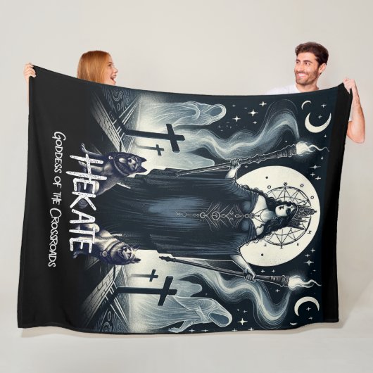 十字路のヘケートの女神の幽霊 フリースブランケット (インサイチュ)