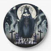 十字路のヘケートの女神の幽霊 ペーパープレート (正面)