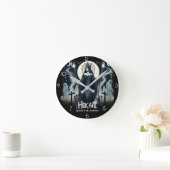 十字路のヘケートの女神の幽霊 ラウンド壁時計 (ホーム)