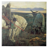 十字路の騎士 タイル (正面)