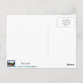 十字路ザズル葉書で二重レインボー ポストカード (裏面)