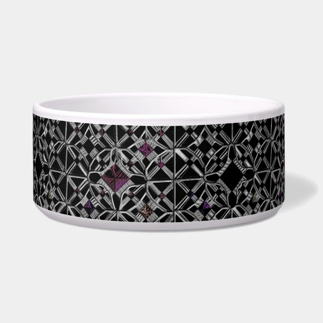 十字路セラミックペットボウル ボウル (正面)