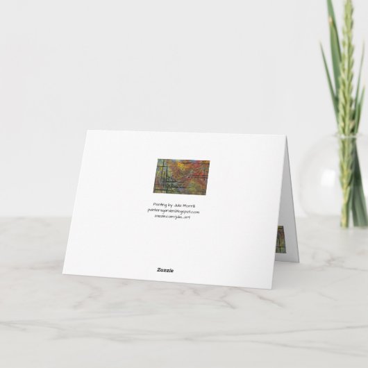 十字路絵画の カード (裏面)