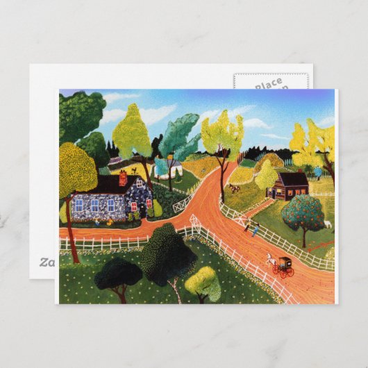 十字路 ポストカード (正面/裏面)