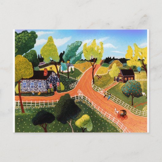 十字路 ポストカード (正面)