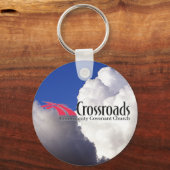 十字路、曇り キーホルダー (正面)