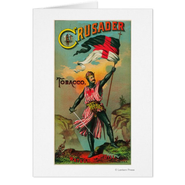 十字軍たばこラベルペテルブルク， VA (正面)