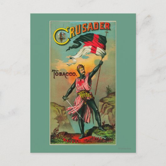 十字軍たばこラベルペテルブルク， VA ポストカード (正面)