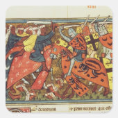 十字軍とイスラム教徒の戦い スクエアシール (正面)