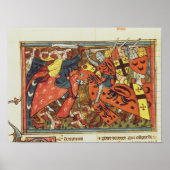 十字軍とイスラム教徒の戦い ポスター (正面)