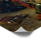 十字軍によるコンスタンチノープルへの侵入 ポスター (角)