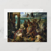 十字軍によるコンスタンチノープルへの侵入 ポストカード (正面/裏面)