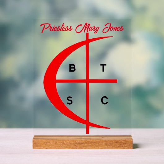 十字軍の巫女 アクリルサイン (ニュートラル)