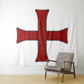 十字軍十字架 タペストリー (インサイチュ(横))