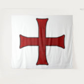 十字軍十字架 タペストリー (正面(横))