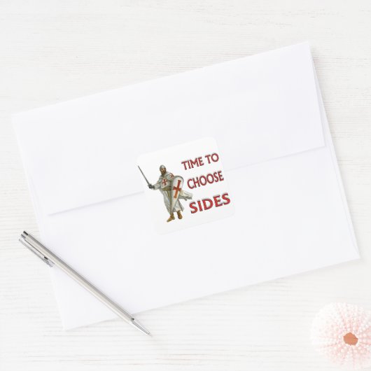 十字軍 スクエアシール (封筒)