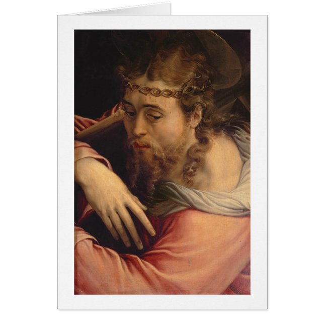 十字1540-45年を運んでいるキリスト(パネルの油) (正面)