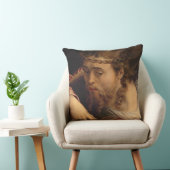 十字1540-45年を運んでいるキリスト(パネルの油) クッション (椅子)