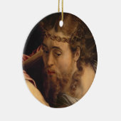 十字1540-45年を運んでいるキリスト(パネルの油) セラミックオーナメント (右)