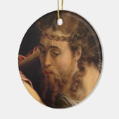 十字1540-45年を運んでいるキリスト(パネルの油) セラミックオーナメント (左)