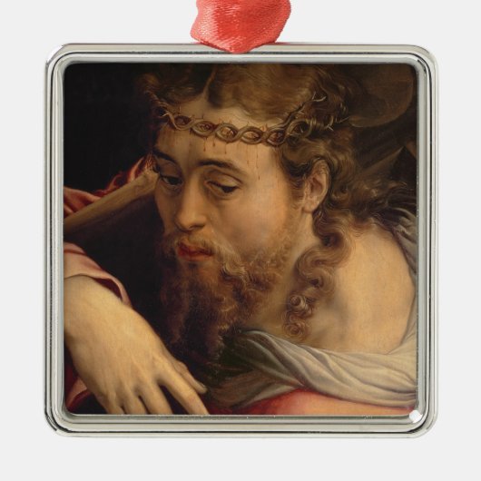 十字1540-45年を運んでいるキリスト(パネルの油) メタルオーナメント (正面)