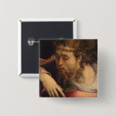 十字1540-45年を運んでいるキリスト(パネルの油) 缶バッジ (正面&裏面)