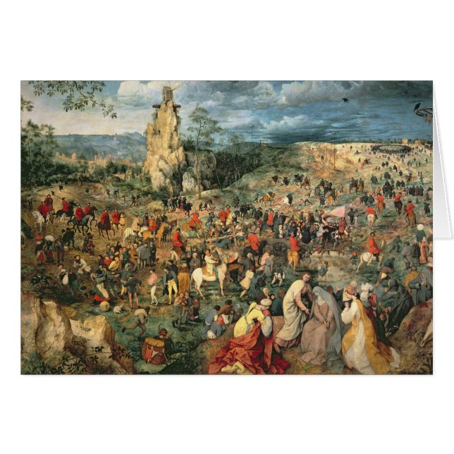 十字1564年を運んでいるキリスト (正面横)
