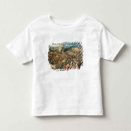 十字1564年を運んでいるキリスト トドラーTシャツ (正面)