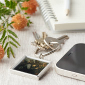 十字1635年を運んでいるキリスト キーホルダー (側面)