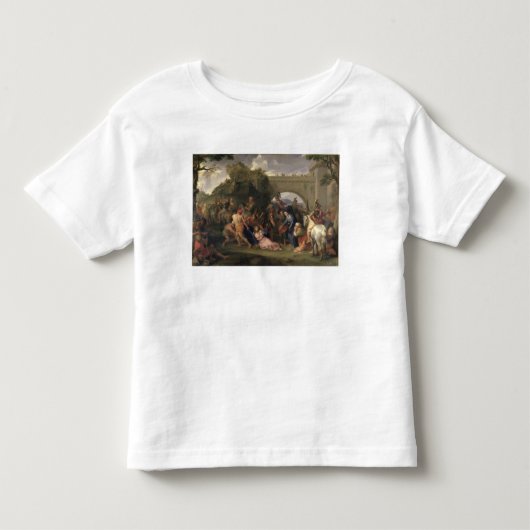 十字1688年を運んでいるキリスト トドラーTシャツ (正面)
