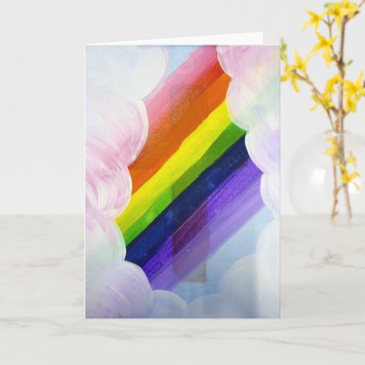 十字 カード (黄色い花)