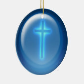 十字 – クリスチャン セラミックオーナメント (右)