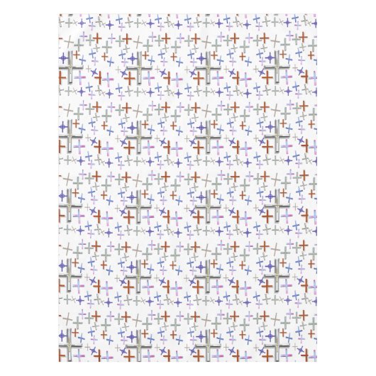 十字 テーブルクロス (正面)