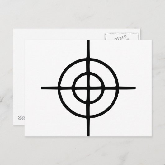 十字 – 銃 ポストカード (正面/裏面)