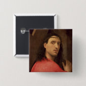 十字、c.1515を運んでいるキリスト 缶バッジ (正面&裏面)