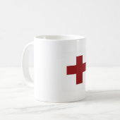十字、CPR: コーヒー肺の蘇生 コーヒーマグカップ (正面左)
