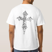 十字 Tシャツ (裏面)