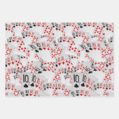 十層ポーカーカード、ギフトラップシート、 ラッピングペーパーシート (正面2)