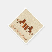 十戒とライオン スタンダードカクテルナプキン (角)