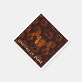 十戒とライオン スタンダードカクテルナプキン (角)