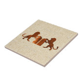 十戒とライオン タイル (側面)