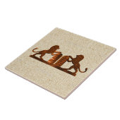 十戒とライオン タイル (側面)