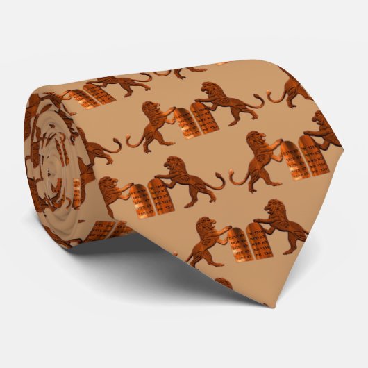 十戒とライオン ネクタイ (ロール)