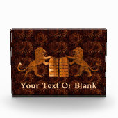 十戒とライオン フォトブロック (正面)